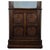 An impressive early 20th-century English corner cabinet, finely crafted from oak and distinguished by its extensive carved...