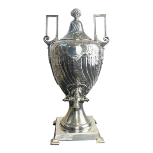Antique Victorian Silverplate Samovar by James Dixon & Son