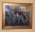 This artwork depicts a young horse, immersed in a lush, vibrant landscape, its soft fur illuminated by dappled sunlight....