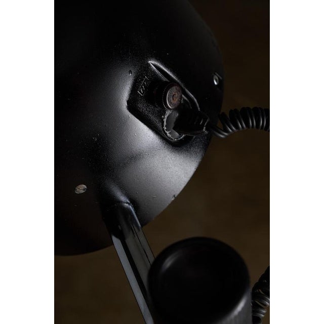 Black Floor Lamp attributed to Enrique Franch for Metalarte, 1970s For Sale - Image 9 of 11