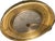 Vintage Stiffel Style Solid Brass Floor Lamp With Integrated Round Glass Side Table For Sale - Image 13 of 16