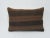 Wool Kilim Striped Brown Pillow Cover For Sale - Image 4 of 4