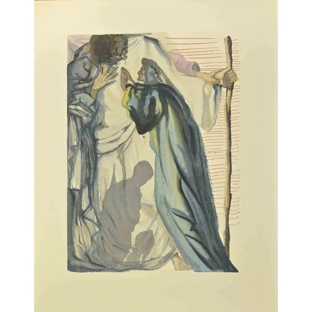 Salvador Dali, The Blind of Envy, Woodcut, 1963 For Sale - Image 4 of 4