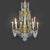 Traditional Genoese Empire Gilt 12-Light Chandelier For Sale - Image 3 of 12