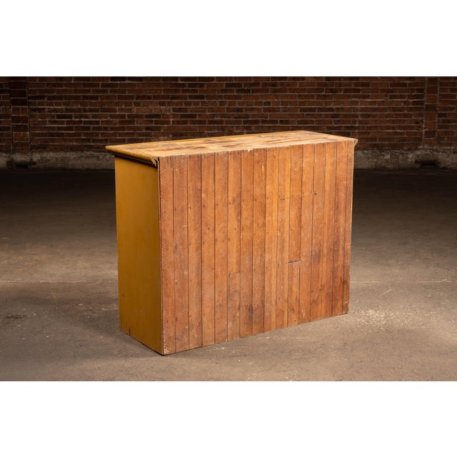 Late 19th Century Early Rustic Painted Farmhouse Cabinet For Sale In Chicago - Image 6 of 11