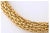 Metal Solid 18 Kt. Gold Mesh Link Choker Continental For Sale - Image 7 of 10