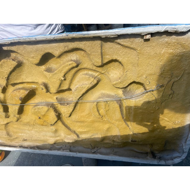 Finesse Originals Vintage 1970's Original Sand Wall Sculpture of Dancing Figures For Sale - Image 4 of 8