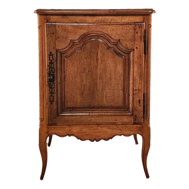 Small French Walnut Jelly Cabinet, Louis XV Provincial Style, 19th Century For Sale