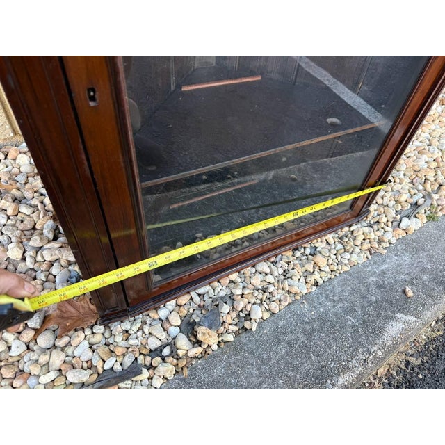 Antique Georgian Syle Single Door Hanging Corner Cabinet For Sale - Image 18 of 18