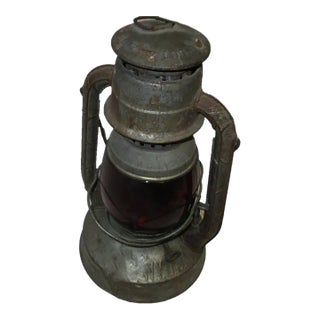 Vintage Dietz Little Wizard Kerosene Lantern Electric Lamp For Sale