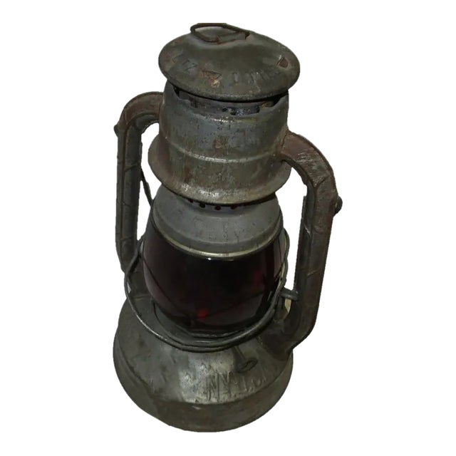 Vintage Dietz Little Wizard Kerosene Lantern Electric Lamp For Sale