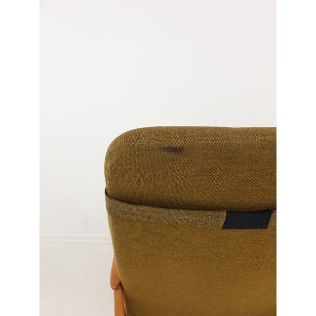 Wood Vintage Scandinavian Beech Armchair, 1970s For Sale - Image 7 of 10