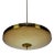 Mid-Century Modern Two Tone Glass and Brass Pendant Lamp by Pietro Chiesa for Fontana Arte, Italy, 1950s For Sale