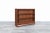 Brown Mid-Century Modern Walnut Drop-Front Dry Bar Cabinet With Shelving For Sale - Image 8 of 13