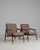 19th Century France Mid-century Modern Taupe Wood Armchair For Sale - Image 10 of 11