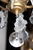 French French Six-Light 1890s Crystal Chandelier with Brass Armature and Pendeloques For Sale - Image 3 of 12
