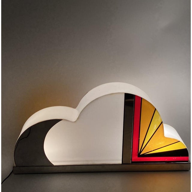 Silver Space Age Table Lamp, 1970s For Sale - Image 8 of 18