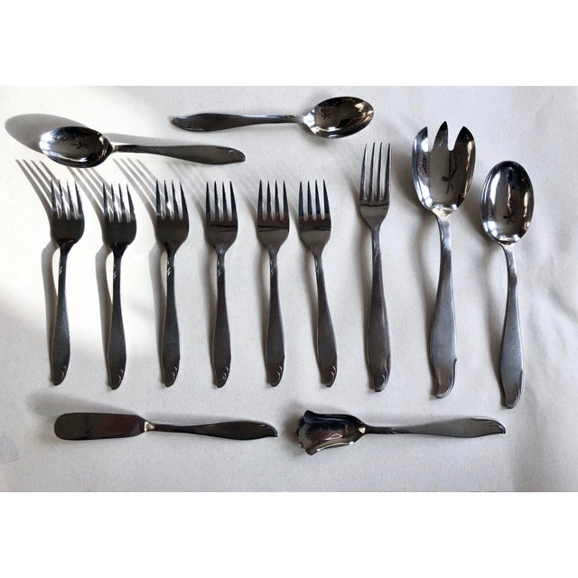 Final Week! Vintage Silkema Rostfrei Stainless Steel Flatware Set of