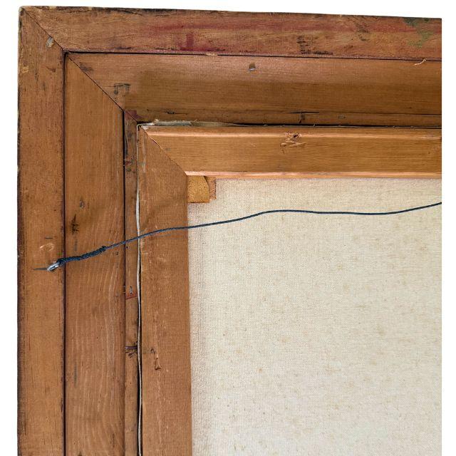 Wood Early 2000s Original Acrylic on Canvas, Former Kruizenga Art Museum Collection - Holland, MI For Sale - Image 7 of 18