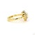 Gold 1.02 Carat Heart Shape Yellow Diamond White Diamond Ring, Size 6.5 For Sale - Image 8 of 9