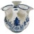 Early 21st Century Blue & White Delft Style Windmill Tulipiere Vase For Sale - Image 5 of 9