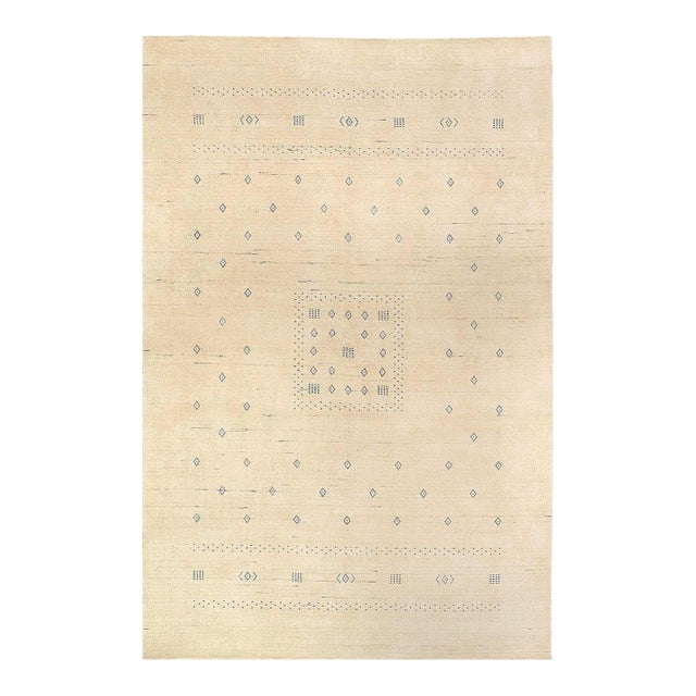 Pasargad DC Fine Hand Knotted Gabbeh Design Rug For Sale