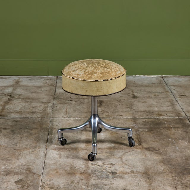 Adjustable Swivel Stool by Virtue Bros For Sale In Los Angeles - Image 6 of 14