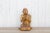 Asian Elegant Burmese Gilded Praying Monk For Sale - Image 3 of 10