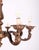 2000 - 2009 Antique Eight Bulbs Chandelier with Floral Decoration For Sale - Image 5 of 5