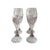 Art Nouveau 1960s Mid Century Baccarat Masséna Crystal Cordial Glasses - Set of 4 For Sale - Image 3 of 5