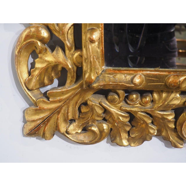 19th Century Giltwood Mirror From Florence, Italy For Sale - Image 9 of 18