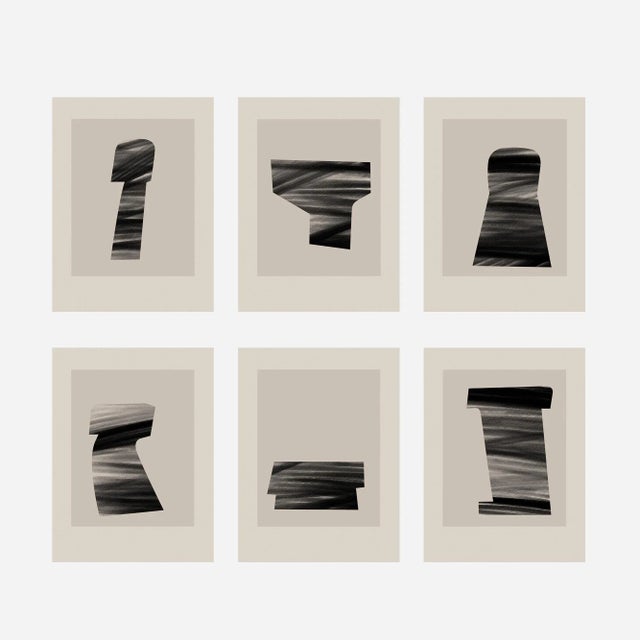 Abstract Figure Giclee Prints - Set of 6 For Sale - Image 6 of 6