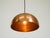 Mid-Century Modern Mid-Century Modern Italian Copper Dome Pendant Light, 1950s For Sale - Image 3 of 14