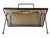 Vintage Mid-Century Modern Metal Magazine Rack For Sale - Image 4 of 7