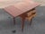 Early 20th Century Vintage Handmade Drop Leaf Cherry Side Table For Sale - Image 4 of 13