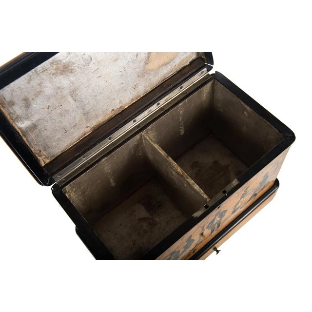 19th C. Antique English Wooden Box For Sale - Image 5 of 9