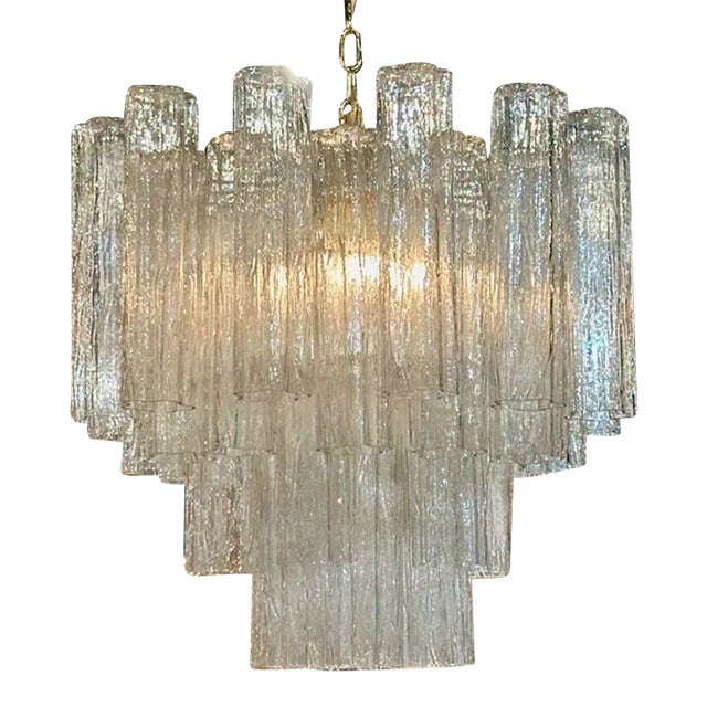 Murano Tronchi Chandelier For Sale