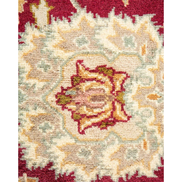 Traditional Mogul, One-of-a-Kind Hand-Knotted Area Rug in Purple, 6' 2" x 9' 1" For Sale - Image 3 of 8