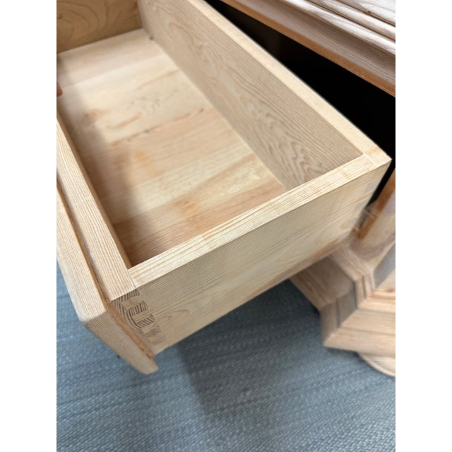 Rustic Pine Curio Corner Cabinet For Sale - Image 9 of 12