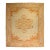 Zabihi Collection Ivory Antique Large Oushak Rug - 11'8" x 15'6" For Sale