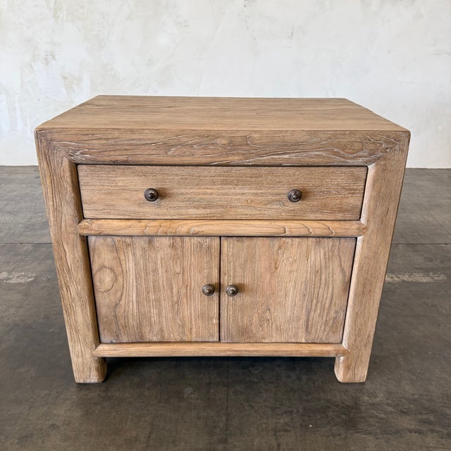 Size: 30"W x 20.5"D x 26"H Int. Drawers: 22.5"W x 17.5"D x 12"H Doors: 21"W x 17"D x 12"H Wood Species: Reclaimed Elm Wood...