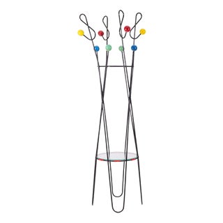 Treble Clef Coat Rack by Roger Feraud, 1950s For Sale