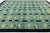 Textile Azure Rain Modern Abstract Teal & Gold Moroccan Style Wool Rug 10x14 For Sale - Image 7 of 12