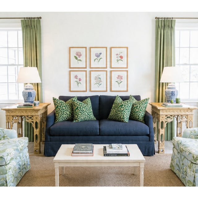 Wood Pair of Vintage, Rare, Monumental, Faux Bamboo, Chinoiserie, Mid Century, Accent Tables For Sale - Image 7 of 11