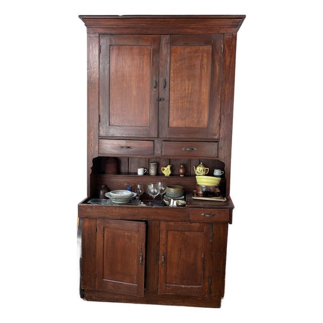 Antique Dry Sink Cabinet For Sale
