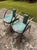 Vintage Postmodern Sculptural Chairs | Black Metal, Geometric Upholstery, Memphis Style For Sale In Atlanta - Image 6 of 6