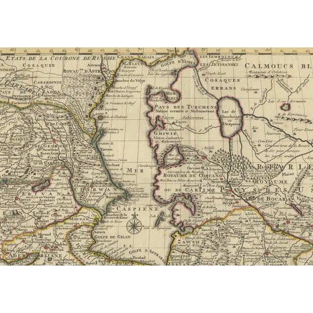Antique Map of the Persian Empire, 1742 For Sale - Image 6 of 12