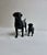 English Two British Beswick Black Labrador Dog Porcelain Figurines, C. 1960 For Sale - Image 3 of 17