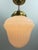 1920s Milky Glass Pendant Lamp, Germany, 1920s For Sale - Image 5 of 10