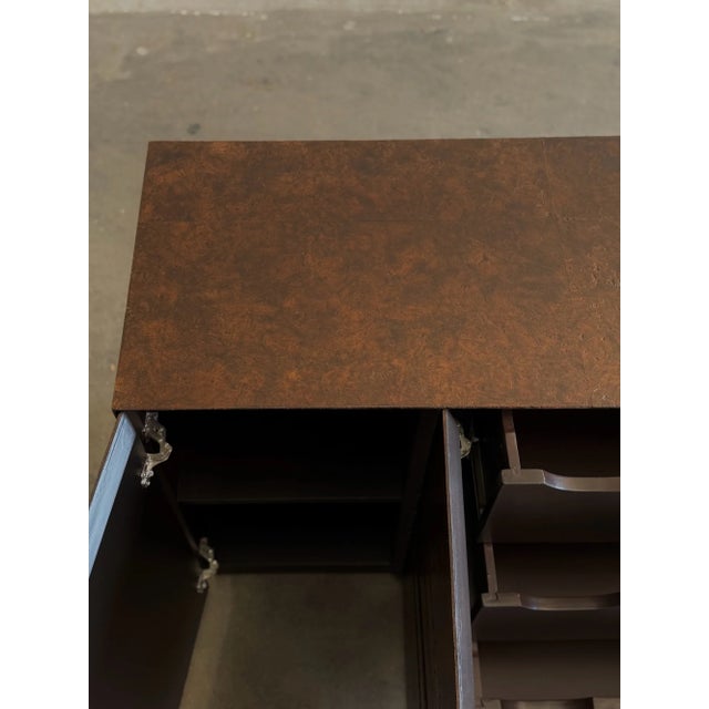 Brown 1970s Post Modern Cork Credenza For Sale - Image 8 of 15